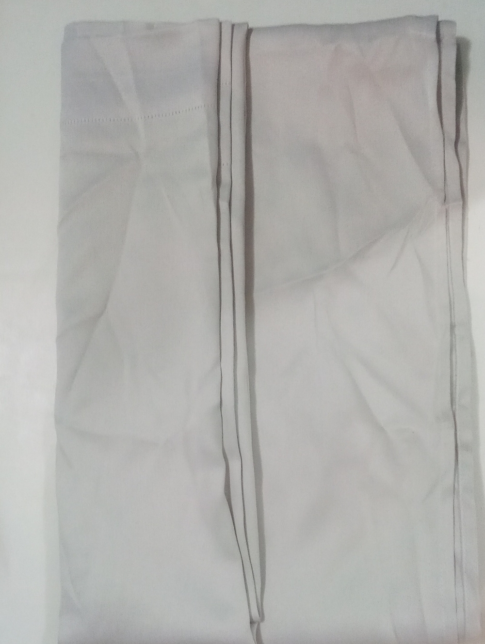 Light Gray Window Curtain Panel Rod Pocket 84" NWT $35